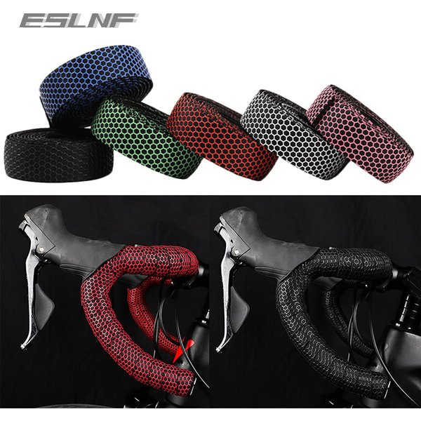 ESLNF – bande de guidon de vélo en PU, bande de barre de vélo de route, amortissement de cyclisme, enveloppe Anti-Vibration, accessoires de vélo