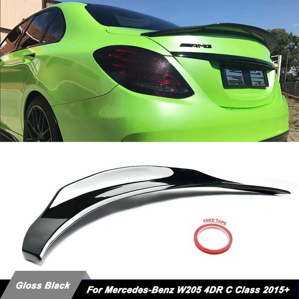 Kofferraumspoiler Flügel Lippe für Mercedes Benz W205 C200 C250 C300 C43 AMG Limousine 2015-2021 Duckbill PSM Style Heckflügel