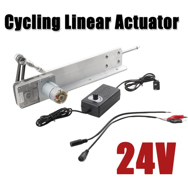 DC24V Radfahren Elektrischer Linearbewegungsaktuator Hubkolbenmotor 120 U/min/min 150 mm (6 Zoll) Hub Radfahren Linearantrieb
