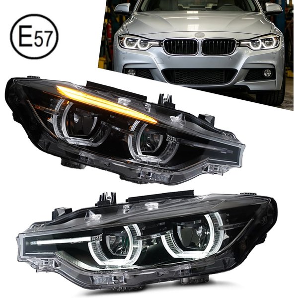 TYPY Auto-Styling LED-Scheinwerfer für BMW F30 2012-2019 F31 LED-Frontlicht 320i 318i 325i DRL Angel Eye Autozubehör