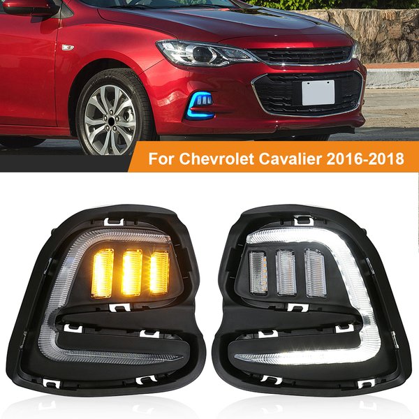 Led DRL Für Chevrolet Cavalier 2016 2017 2018 2019 Tagfahrlicht Blinker Nebel Lampe Weiß Gelb Blau Auto Zubehör