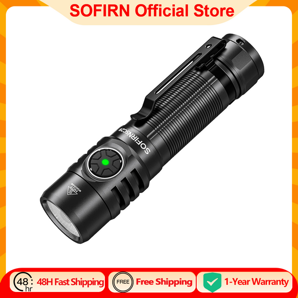 Sofirn-Lampe de Poche SC29 Injuste, Rechargeable, 3000 Lumens, XGardens, 50B, EDC 21700, Torche, Lanterne, IPX8, Camping, Pêche