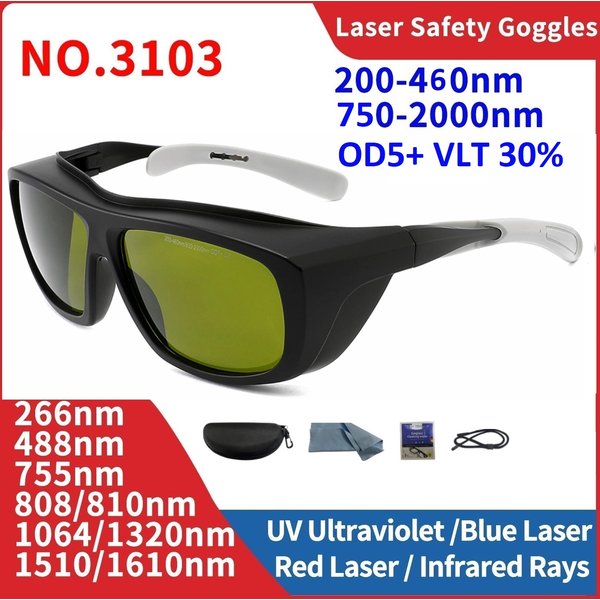 Laser Safety Glasses Protection Goggle Eye Protective Lentes De Seguridad Industriales UV IPI IR IPL FPV 1064 532nm