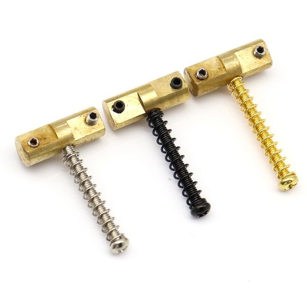 1 Set TL Guitar Bridge Saddles Vintage Brass Compensated Saddles for Tele Style Guitar Part