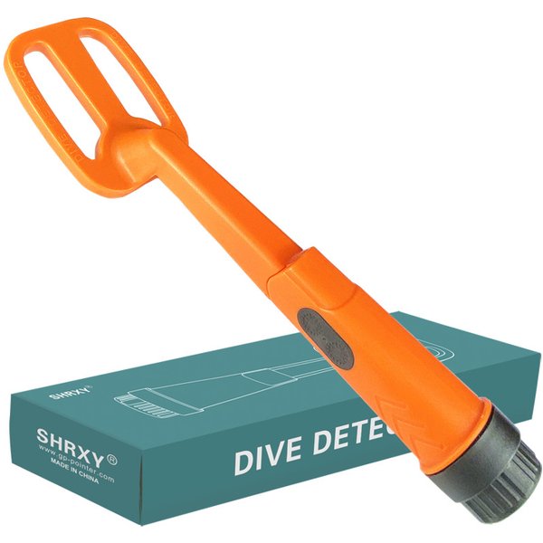 Waterproof Underwater Metal Detector Scuba Pulse Pinpointer Induction Diving Treasure Hand Held Coil Metal Finder