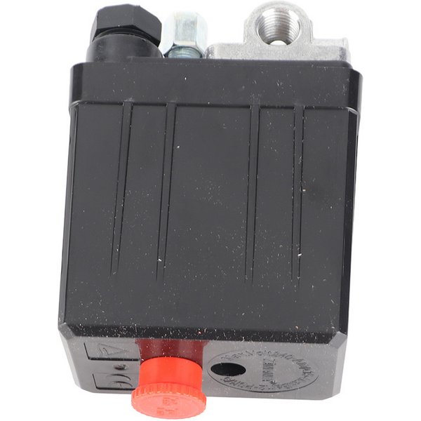 Druckschaltersteuerung für Luftkompressor, Hochleistungsfähig, 240V, 16A, 4-Port-Druckschaltersteuerung für Luftkompressor, 90 PSI – 120 PSI