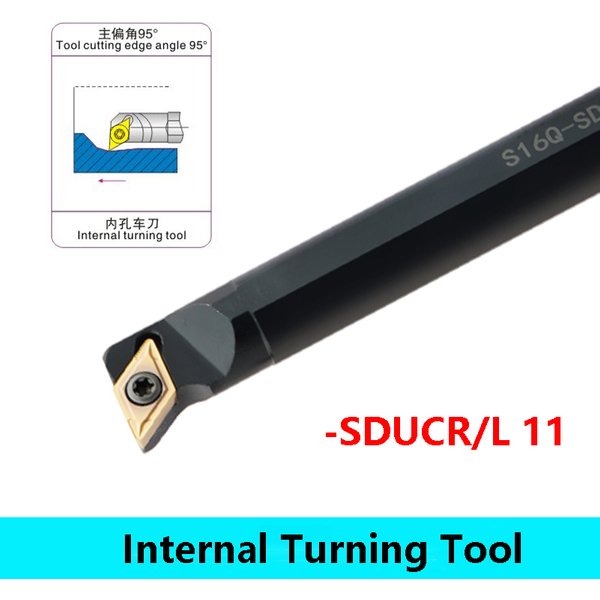 LIHAOPING S12M S16Q S20R S25S SDUCR11 SDUCL11 Internal Turning Tool Holder DCMT Carbide Insert Boring Bar Lathe Cutter CNC SDUCR