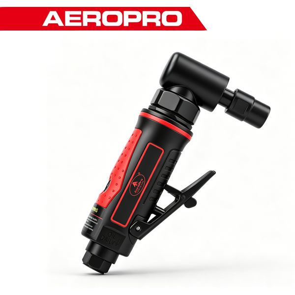 AEROPRO AP17315 Meuleuse d'Angle Pneumatique 1/4" 90 Degrés 20000RPM Portable pour Meulage Coupe Polissage Moule et Métal
