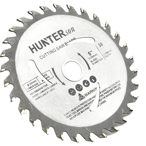 5 "125mm Kreissäge Klinge Holz Trennscheibe 30 Zähne 20mm Bohrung Hartmetall Trennscheibe Holzbearbeitung Sägeblatt Rad Scheiben