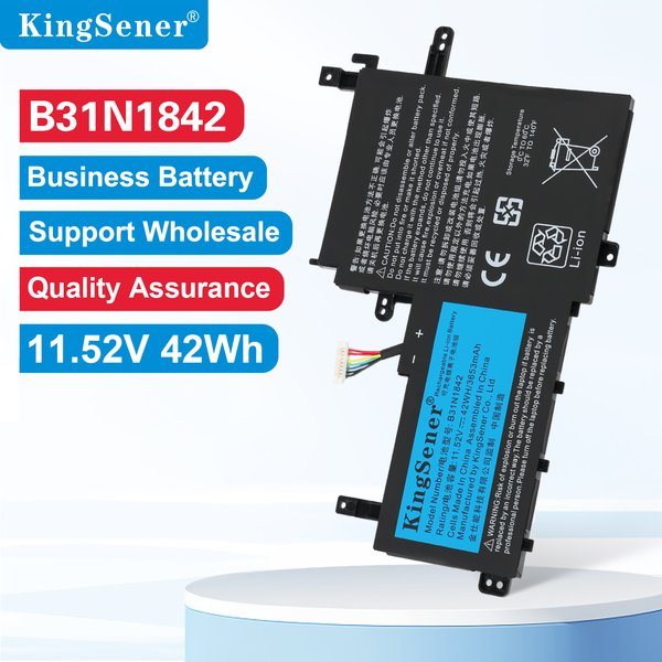 KingSener B31N1842 42Wh Laptop-Akku für ASUS VivoBook 15 F513EA K513E KM513UA M513IA S513EA S531F S533UA X513EA X531FA X531FL Serie