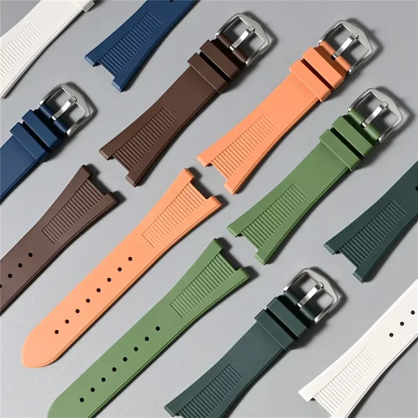 Hochwertiges Uhrenarmband aus Fluorkautschuk für Citizen AW0130-85X/A/Z/M und Patek Philippe Nautilus KFM, wasserdichtes Sportarmband, 2028.