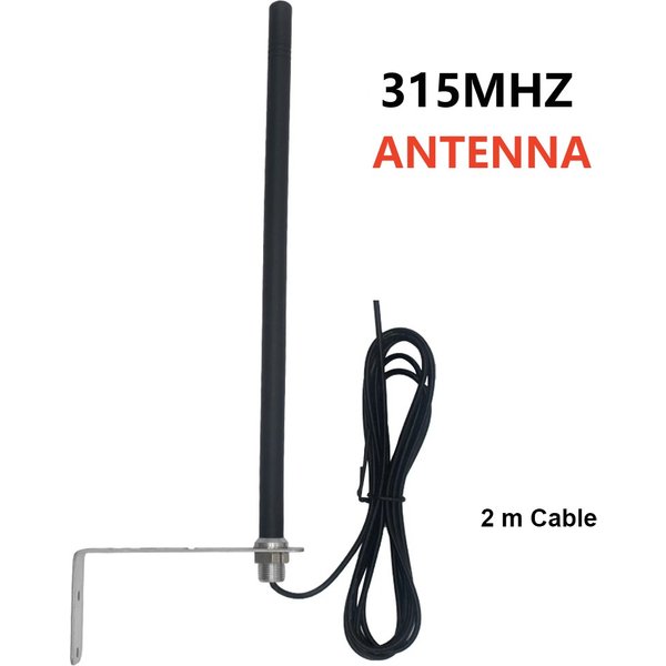 315-MHz-Antenne für Garagentoröffner. Verlängern Sie die Fernbedienung ab 150 Meter