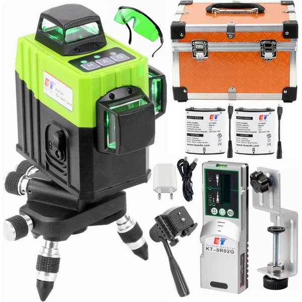 KaiTian Laser-Nivelliergerät, selbstnivellierend, professionell, hohe Präzision, für Heimwerkerarbeiten, zur Ortung und Ausrichtung, geeignet für Dachböden und Höhen, für den Innenbereich, kann mit