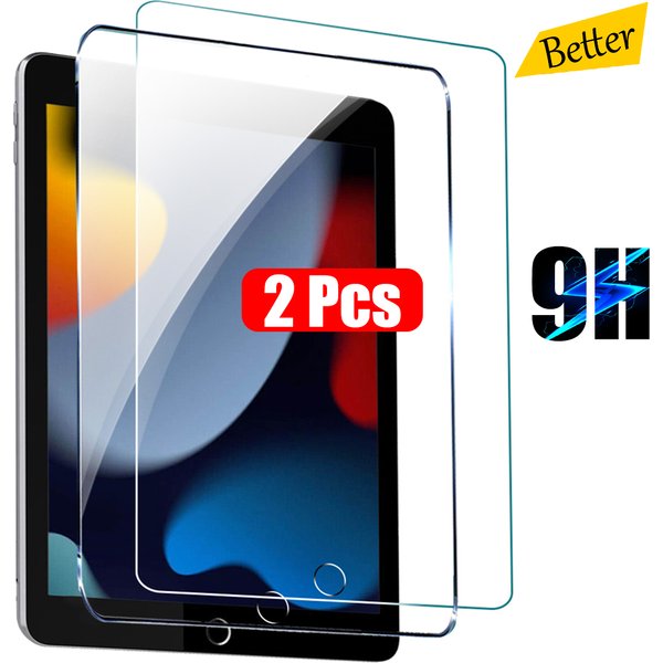 2 Stück klares gehärtetes Glas für iPad 9 8 7 6 5 9. Generation 8. 7. 6. Displays chutz folie für iPad Pro 11 10,5 9,7 Luft 5 4 Mini 6