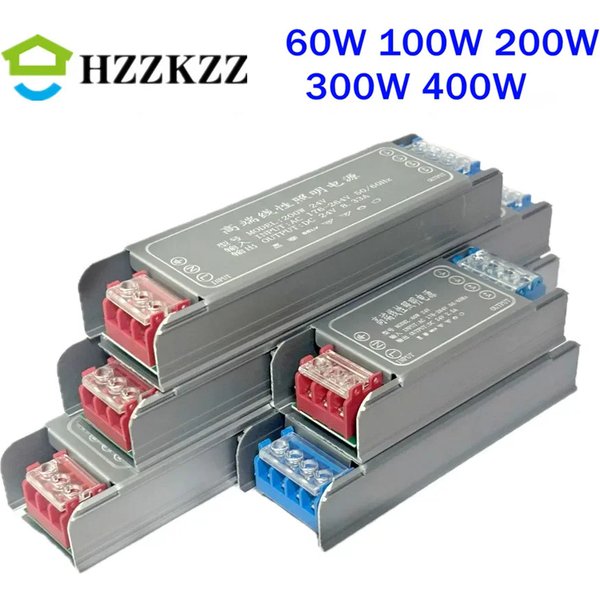 60W 100W 200W 300W 400W 12V 24V LED Netzteil AC zu DC Transformator Konverter Super Dünn für LED Streifen Glühbirne LED Treiber