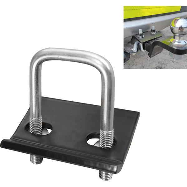Tendeur d'attelage robuste pour emplacements de remorque de remorquage de 1.25 et 2 pouces, boulon en U, stabilisateur de montage à bille, support oscillant, pince Anti-hochet