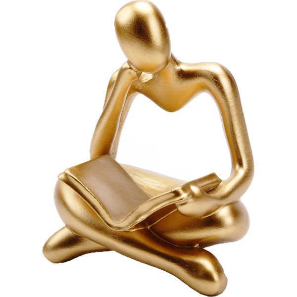 Dekorative Skulptur Wohnkultur moderne Harz Statue für Wohnzimmer Ornamente für Wohn figuren Dekoration Tisch Schreibtisch lesen Handwerk
