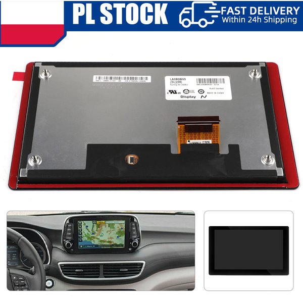 LA080WV9-SL02 SL04 SL08 SL06 Original 8 Zoll 96560-S2301UAY 96560S2301UAY LCD mit Touchscreen für HYUNDAI SANTA FE 2019 2020