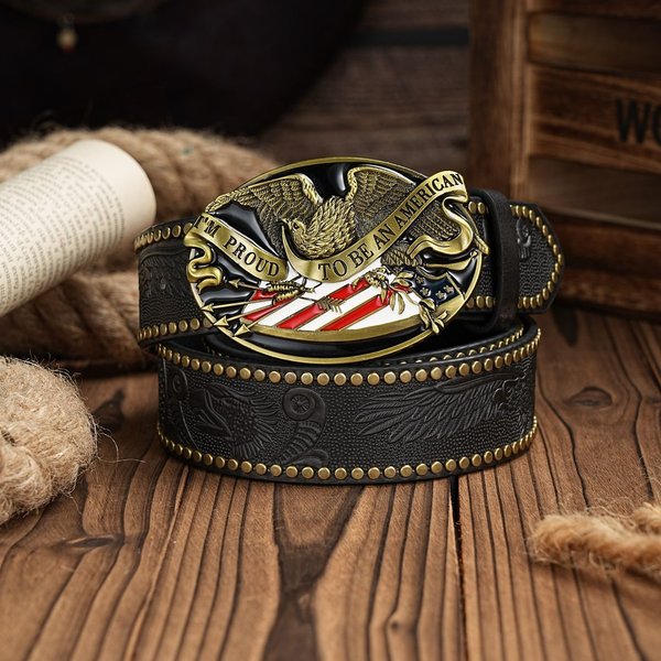 Ein lässiger Retro-Gürtel für Herren und Damen im westlichen Stil! PU-Ledergürtel mit Metallschnalle, geeignet für den täglichen Arbeitskleidung