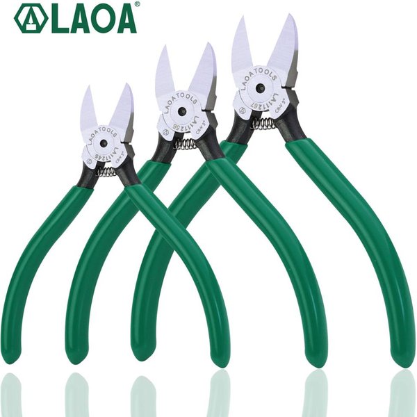 LAOA CR-V Pince en plastique 4.5/5/6/7 pouces Bijoux Fil électrique Coupe-câble Cisailles latérales Outils à main Outils d'électricien
