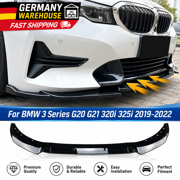 Für BMW 3er G20 G21 G 20 21 320i 325i 320e 330e 330i XDrive 2019 2020 2021 2022 Auto-Frontstoßstangen-Spoilerlippen-Kit Autozubehör