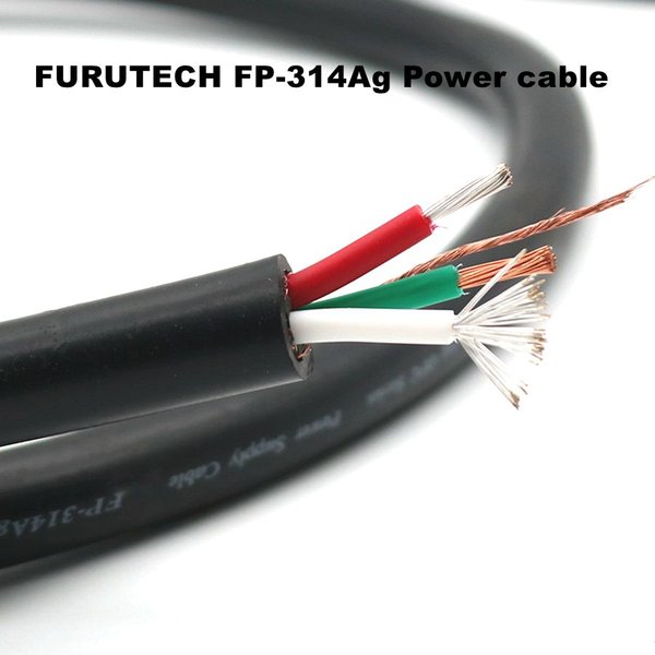FURUTECH FP 314Ag-Ⅱ HiFi Audiophile Power Cord OFC Silver Plated HiFi Power Amplifier CD Bile Machine Front Stage Connection Cab