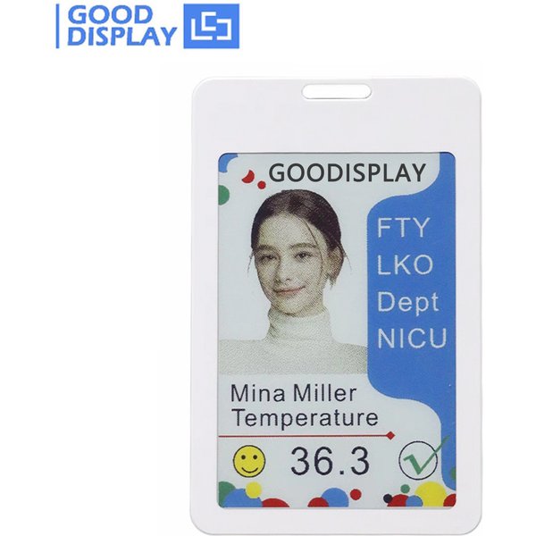 3,6-Zoll 6-Farben NFC E-Paper-Ausweis | Batteriefreier Smart-ID-Tag & ESL, DMN036EW