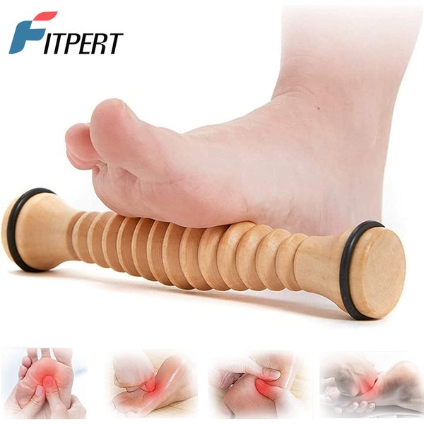 Rouleau de massage des pieds en bois, rouleau d'acupression pour soulager la fasciite plantaire, la douleur de la voûte plantaire, le syndrome de la douleur myofasciale