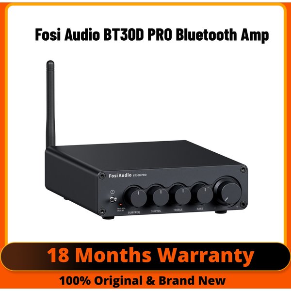 Fosi Audio Bluetooth amplificateur de puissance sonore 2.1 canaux ampli récepteur Audio pour haut-parleur caisson de basses 165Wx2 + 350W BT30D PRO