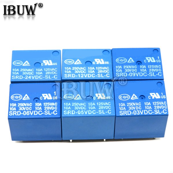5 pièces citations SRD-03 05 09 06 24 12VDC-SL-C 5 broches 3V 5V 9V 6V 24V 12V haute qualité SRD-03VDC-SL-C SRD-05VDC-SL-C SRD-09VDC-SL-C