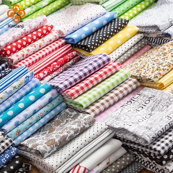 Tissu Patchwork en coton imprimé 24x25cm, 7 pièces, tissus matelassés pour artisanat, couture, accessoires faits à la main, bricolage