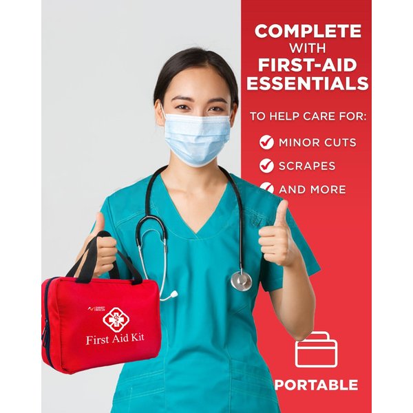 First Aid Kit 26-330 Piece All-Purpose Tactical Emergency Kit In The Car Military Acessories Survival Kits Camping Medical Bag