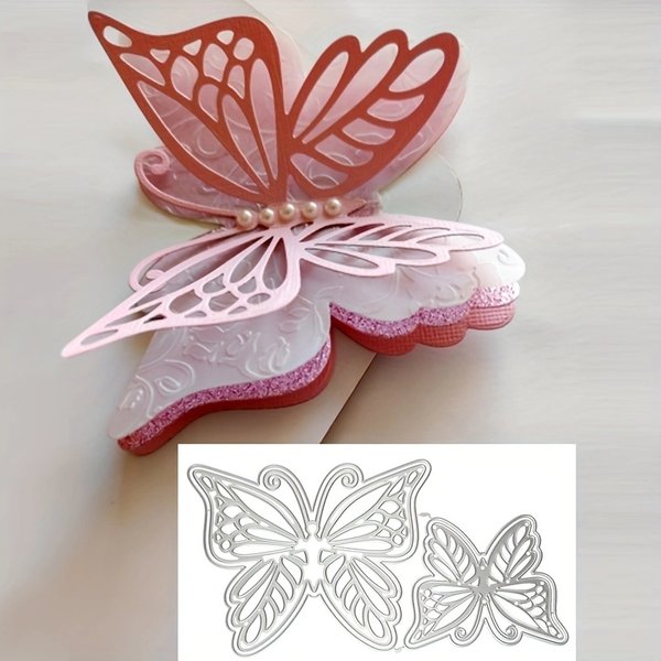 New 3D butterfly decoration Metal Cutting Dies Stencils Die Cut for DIY Scrapbooking Album Paper Card Embossing New 3D butterfl