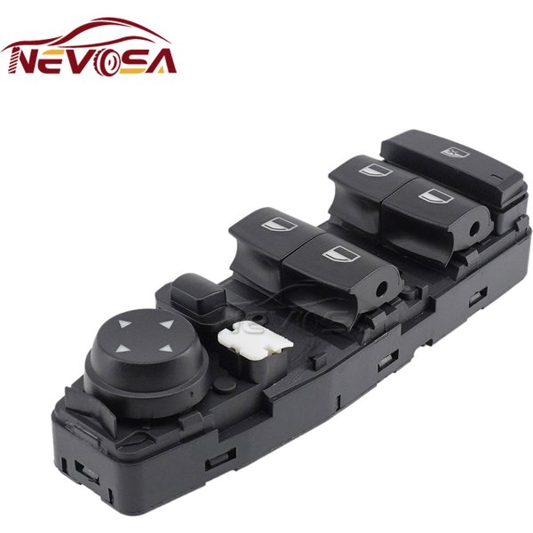 NEVOSA-Bouton d'Unité de Commande de Lève-Vent, Accessoires de Voiture, 6 Broches, pour BMW f20, f45, f10, f11, f30, f31, f25, f15, 61319208108