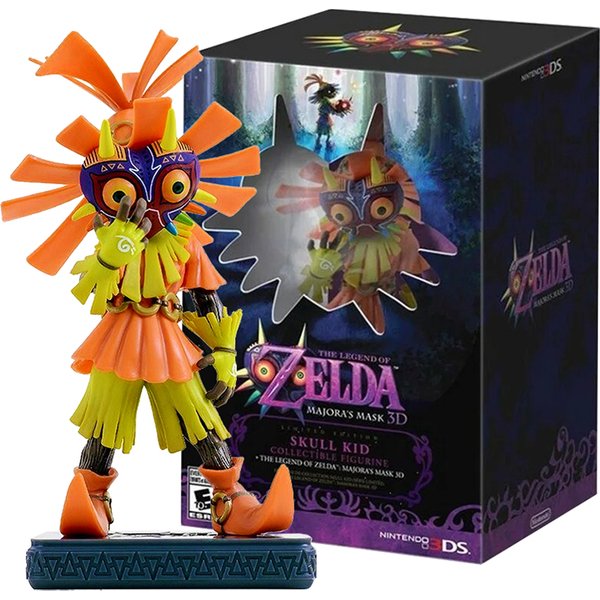 Figurki z serii „The Legend of Zelda: Majora’s Mask”, figurka Linka, model kolekcjonerski z PVC, 16 cm, ozdoby, figurka Linka z czaszką, zabawki.