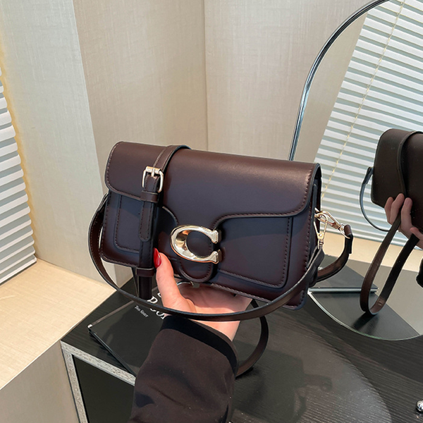 Nouveau Sac Fourre-tout de Luxe 2026 Couleur Unie, Sac Carré Minimaliste Vintage, Sac Bandoulière Polyvalent Tendance