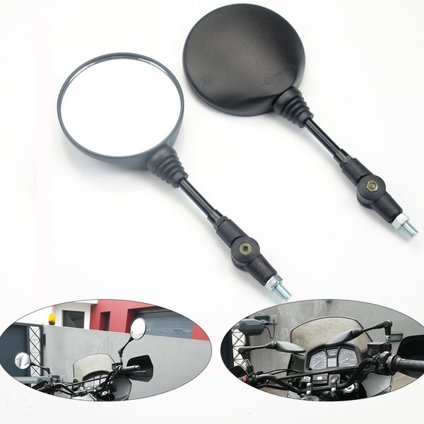 2pcs Foldable Round 10MM Scooter Rear Mirror for KTM Mirror Motocross Accessories for Bike Rearview Motorcycle Mirrors