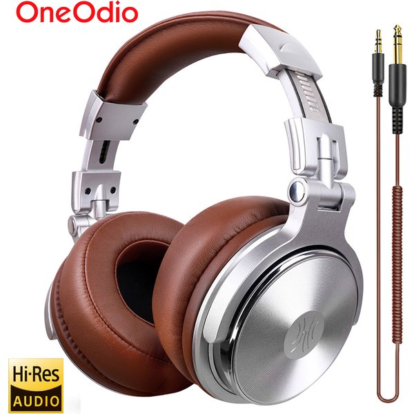 Oneodio casque HiFi filaire casque DJ de Studio professionnel avec micro sur l'oreille casque haute résolution surveillance pour téléphone de guitare AMP