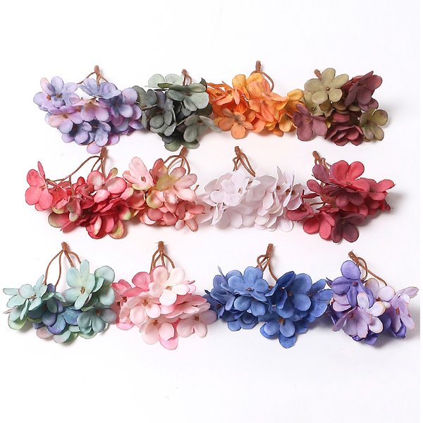 10/15Pcs Artificial Flowers Accessories for Home Decor Wedding Decoration Fake Flowers Leaf DIY Craft Garland Gifts Accessories