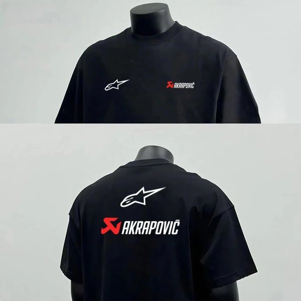 Herren Baumwoll-T-Shirt mit Rundhalsausschnitt und kurzen Ärmeln, lässiger, lockerer Schnitt, Motorrad-Oberteil für den täglichen Gebrauch, Street-Tees, Motorrad-Sportbekleidung