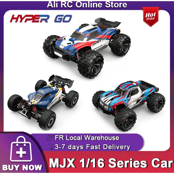 NEUES MJX HYPER GO 16212 16213 16218 1/16 RC Auto 45A 45KM/H Bürstenloser Hochgeschwindigkeits-Offroad-Buggy 2.4G Ferngesteuerter Truck RC Rennfahrzeug Spielzeug Geschenk für Erwachsene Jungen