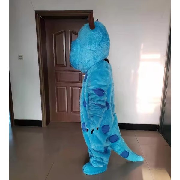 Costume de mascotte Sullivan à poils longs de l'Université des Monstres, déguisement de fête, cosplay d'anime, spectacles publicitaires, cadeau surprise d'Halloween