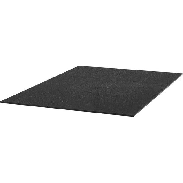 Puzzle-Trainingsmatte, 6-teiliges Set Fitnessmatte, 24 x 24 x 0,56 Zoll, Set aus hochdichten EVA-Schaumstoffmatten, ineinandergreifende, weiche Gummifliesen, schützende Bodenpolsterung mit grauen