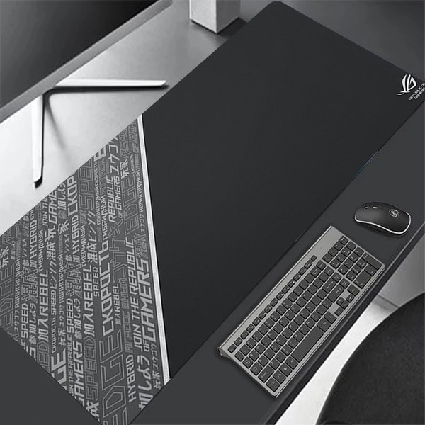 Viviration MausSub-Accessoires de jeu en caoutchouc coordonnants, bord verrouillé, grand clavier souple Moudescriptif, polymères de souris, tampons Deskvirus ASUS ROG