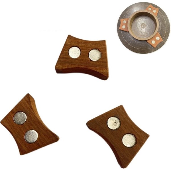 Tragbare Mahagoni Doppel Magnet Magnet Stein DIY Keramik Teekanne Manuelle Produkt Werkzeuge Starken Sog Ist Nicht Einfach Zu Clamp Hände