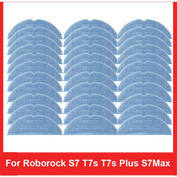 For Roborock S7 S70 S75 S7Max S7MaxV T7s Plus Mop Pad Vacuum Cleaner Robot Mop Rags Parts Mop Cloths Accessories