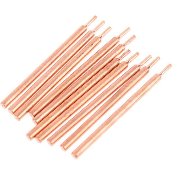2/5/10 Stücke Lila Kupferoxid-elektrodenkopf 18650 Power Batterie Doppelkopf Punktschweißnadel 3 MM