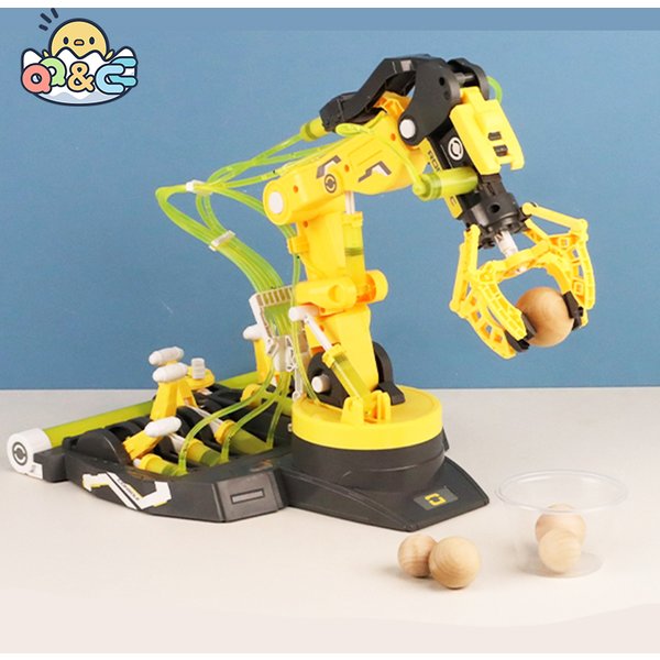 DIY montiert hydraulische mechanische Arm wissenschaft Experiment Technik Spielzeug Set Spielzeug für Jungen Geburtstagsgeschenke Kinder Kinder Geschenk