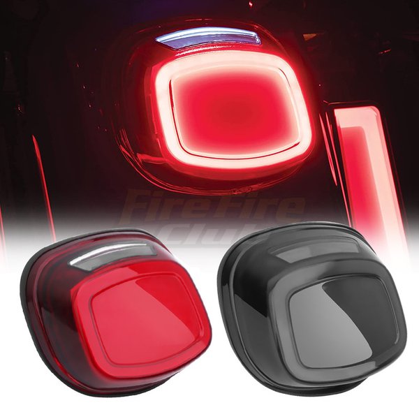 Motorrad zubehör führte Rücklicht Bremslicht für Harley Big Twin 99-up