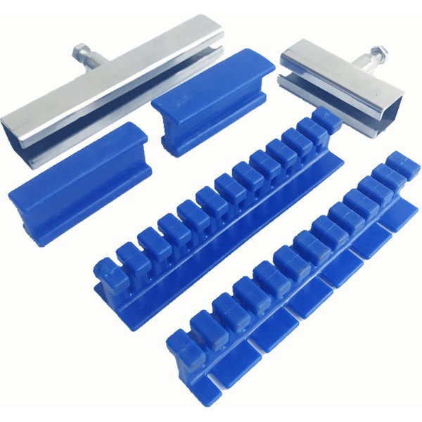 Car Dent Repair Tools Kit Auto Body Sheet Metal Paintless Bump Removal Pulling Blue Tabs Set Pull Traceless Remover Hail Pit